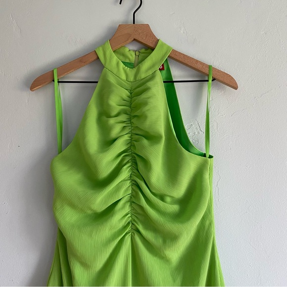 Staud Green Mini Coastal Dress - Picture 4 of 11